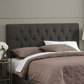 Micro-Suede Tufted Headboard