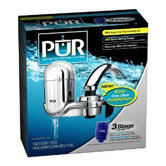 Three Stage Vertical Faucet Mount Filter