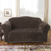Stretch Royal Diamond Loveseat Slipcover