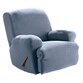 Stretch Pinstripe Recliner Slipcover(T-Cushion)