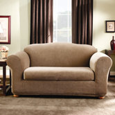 Stretch Stripe Two Piece Sofa Slipcover