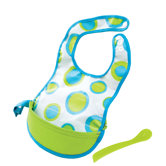 Retro Circle Travel Bib