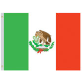 Mexico National Traditional Flag