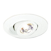 4" Wall Wash Trim for Recessed Housing in White