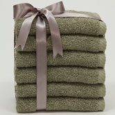 Soft Twist 6 Piece Washcloth Set