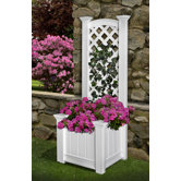 Kensington Rectangular Box Planter Trellis
