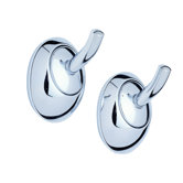 Stile Robe Hook in Chrome