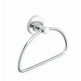 Silver Towel Ring in Chrome