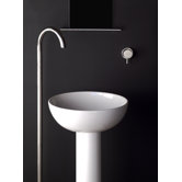 Missismeri Single Hole Floor Sink Faucet with Single Lever Handle