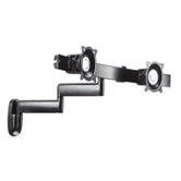 Flat Panel Dual Horizontal Monitor Arm Wall Mount