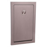 Vertical Stainless Steel Changing Station with Recess Mount