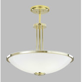 Manchester Bowl Pendant with Single Stem