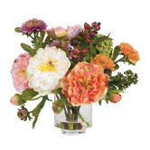 Silk Peony Arrangement
