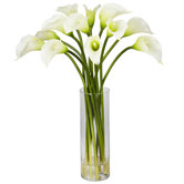 Mini Calla Lily Flower Arrangement in Cream