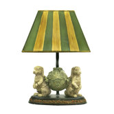 Bunnies Bearing Dinner Table Lamp