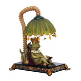 Sleeping King Frog Lamp