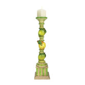 Le Jardin Wood Candlestick