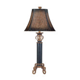 Iron Footed Column Table Lamp