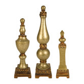 Three Piece Lisbon Finial Set