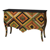African Print Chest