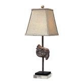 Artifact Buffet Lamp with Acrylic Base