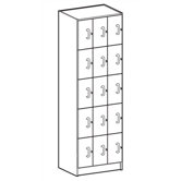 Solid HPL Door Music Storage: 15 Equal Compartments