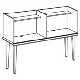 Vision Series Side-by-Side Study Carrel
