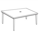 Library 3000 Square Peripheral Stand
