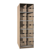 Grill Door Music Storage: 10 Compartments