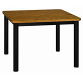 Square Glacier Library Table
