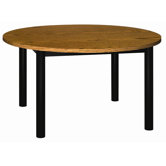Round Glacier Library Table