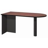 3000 Series Freestanding 28.75" H x 72" W Peninsula Right Desk Return