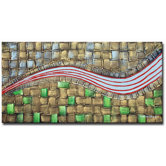 'Emerald Tiles' Canvas Art
