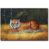 'Snow Tiger' Canvas Art