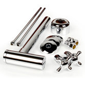 Brass Plumbing Cylindrical Bottle P-Trap Kit