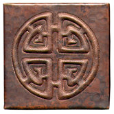 Celtic Cross 4" x 4" Copper Tile