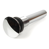 8" Brass Round Operable Umbrella Bathroom Sink Drain