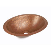 Baroque Oval Copper Undermount Sink