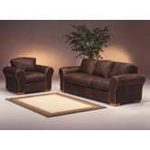 Scottsdale 4 Seat Leather Living Room Set