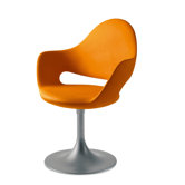 Drehsessel "Premium Soft-p" in Aluminium satiniert