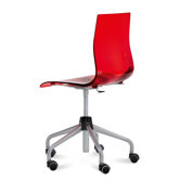 Stuhl "Premium Gel-d" in Aluminium satiniert