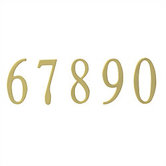 Brass Address Numbers