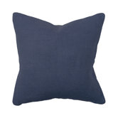 Illusion Willow Basket Weave Pillow in Navy