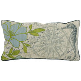 Seafarer Linen Seaside Accent Pillow