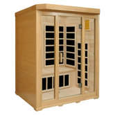 3-Person Infrared Sauna with Seven Carbon Heaters