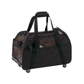 Large Wheeled Comfort Pet Carrier in Black