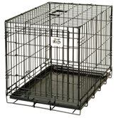 Pet Lodge Small Wire Crate in Black
