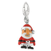Sterling Silver Santa Charm