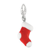 Sterling Silver Christmas Stocking Charm