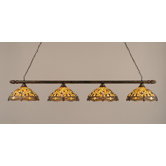 4 Light Round Kitchen Island Pendant
